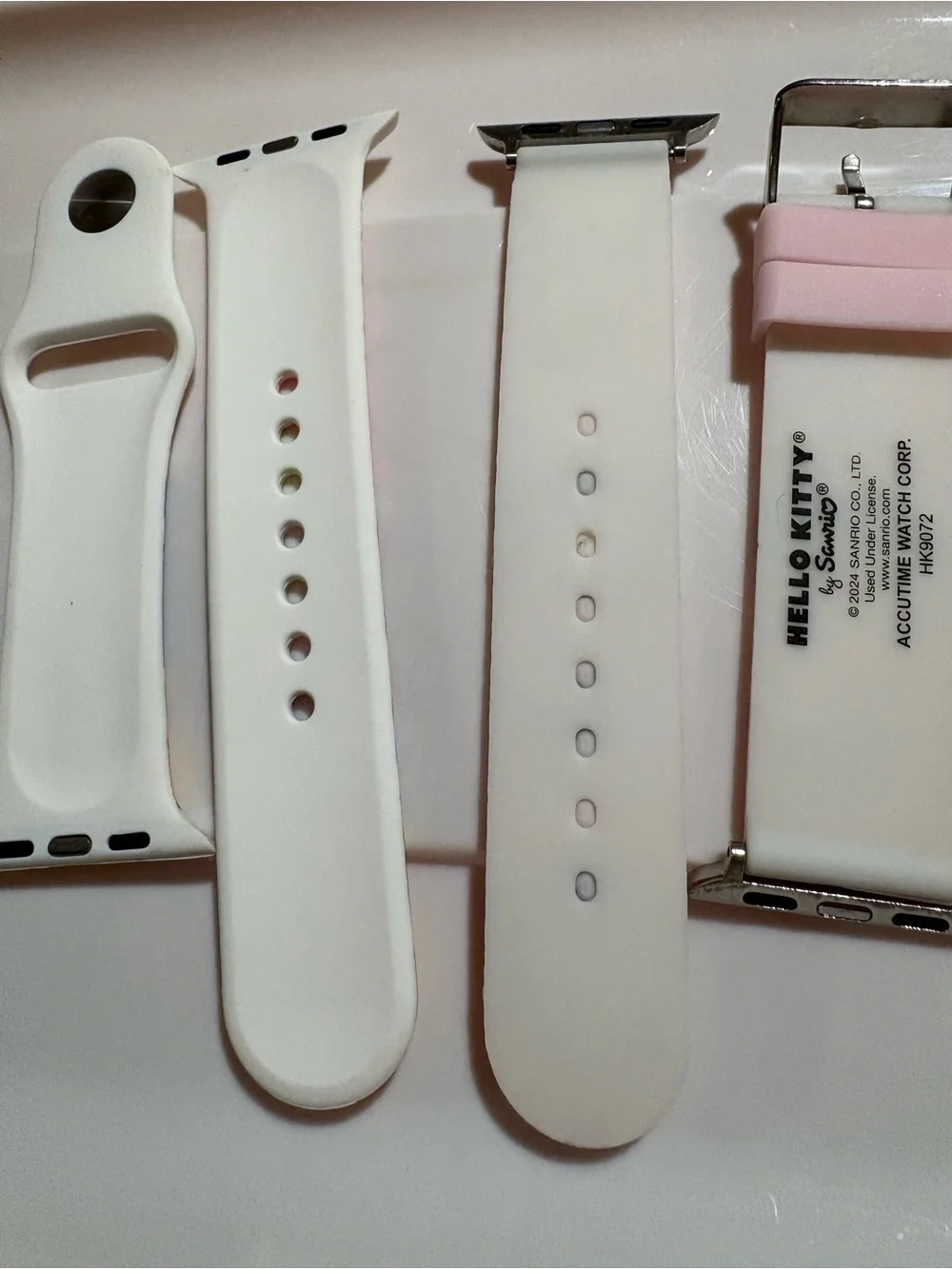 Hello Kitty Pink Polka Dot & Multicolor Care Bears Silicone Watch Bands